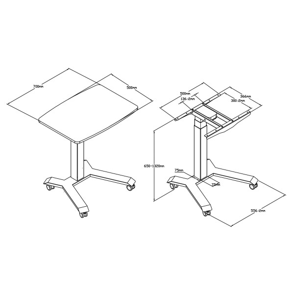 Bàn nâng hạ thông minh Ergonomic ERD-1110