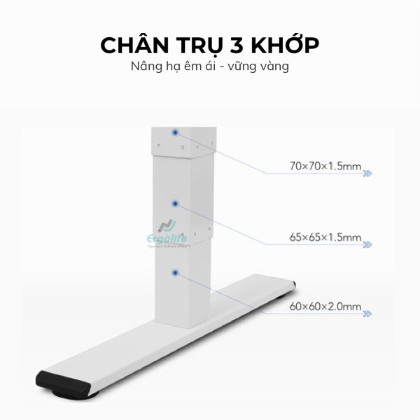 Bàn nâng hạ thông minh Ergonomic ED225E