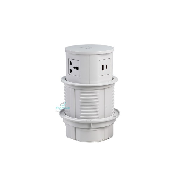 Ổ Cắm Điện Âm Bàn Tích Hợp Sạc Không Dây OEUP021C