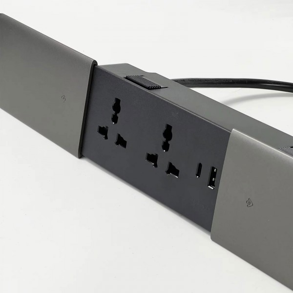 Ổ cắm điện âm bàn nắp trượt OEXH218B
