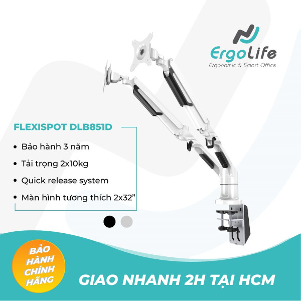 Tay đỡ màn hình đôi EA-851D