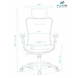 Ergonomic chair Sihoo M18B