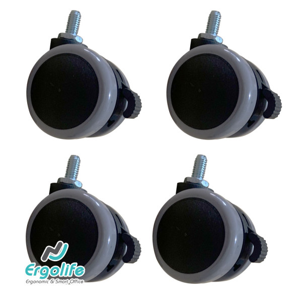 Bánh xe di chuyển cho bàn Ergonomic (4 bánh khóa)
