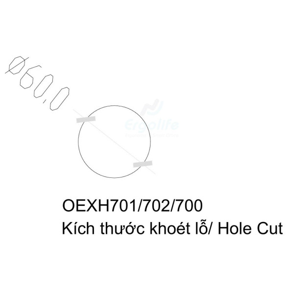 Sạc không dây thông minh âm bàn OEXH700A