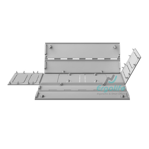Combo Nắp Hộp Điện OEFG320 + Hộp Chứa Ổ Cắm Điện Âm Bàn OEDH003A