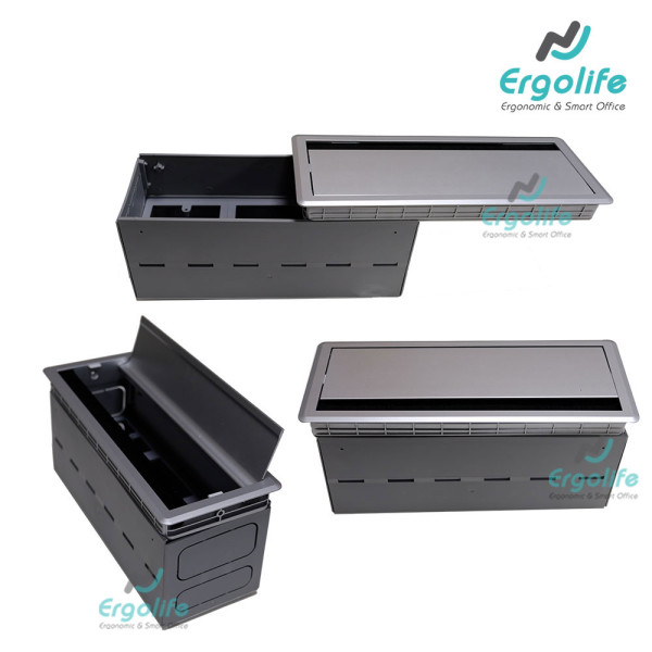 Combo Nắp Hộp Điện OEFG320 + Hộp Chứa Ổ Cắm Điện Âm Bàn OEDH003A