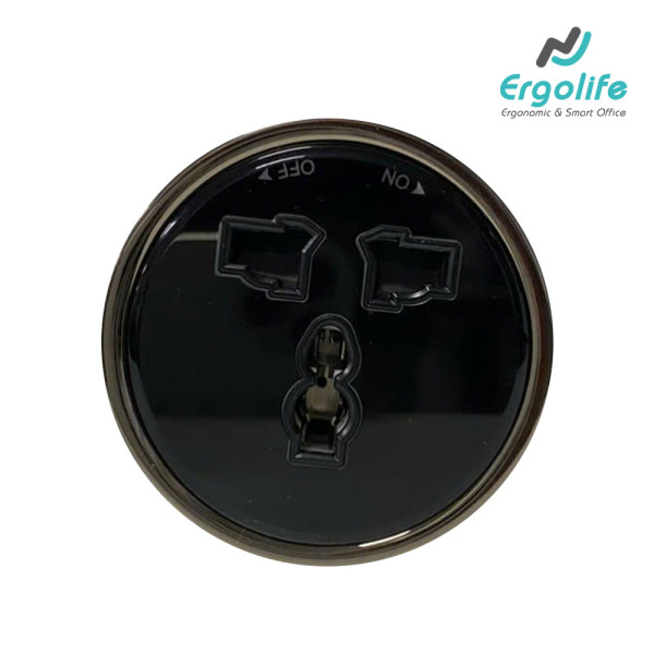 Chấu cắm cho ổ điện bàn họp NTL3 có đèn