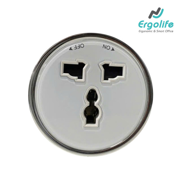 Chấu cắm cho ổ điện bàn họp NTL3 có đèn