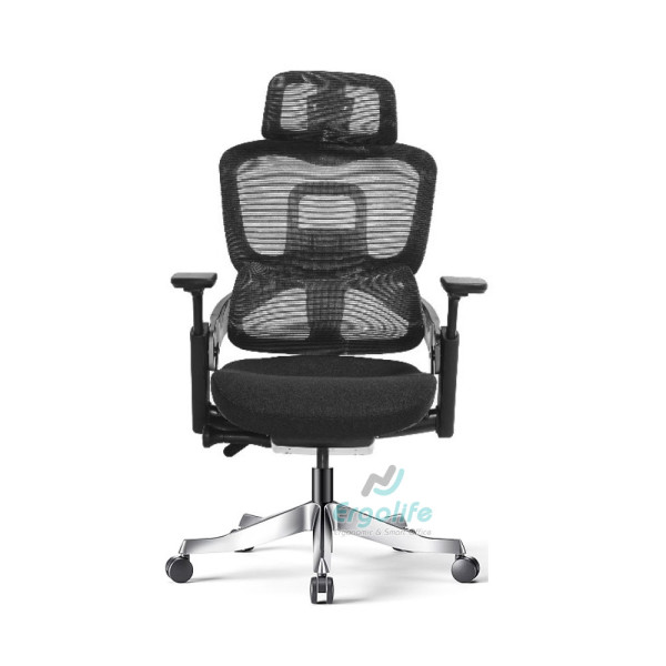 Ghế Công Thái Học Cao Cấp MC-1137E Đen/Xám