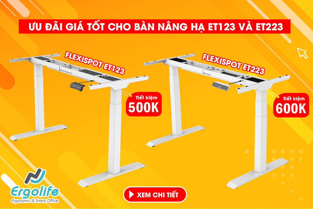 Khuyến mãi cực sốc: Giảm giá cho bàn nâng hạ ET123 và ET223