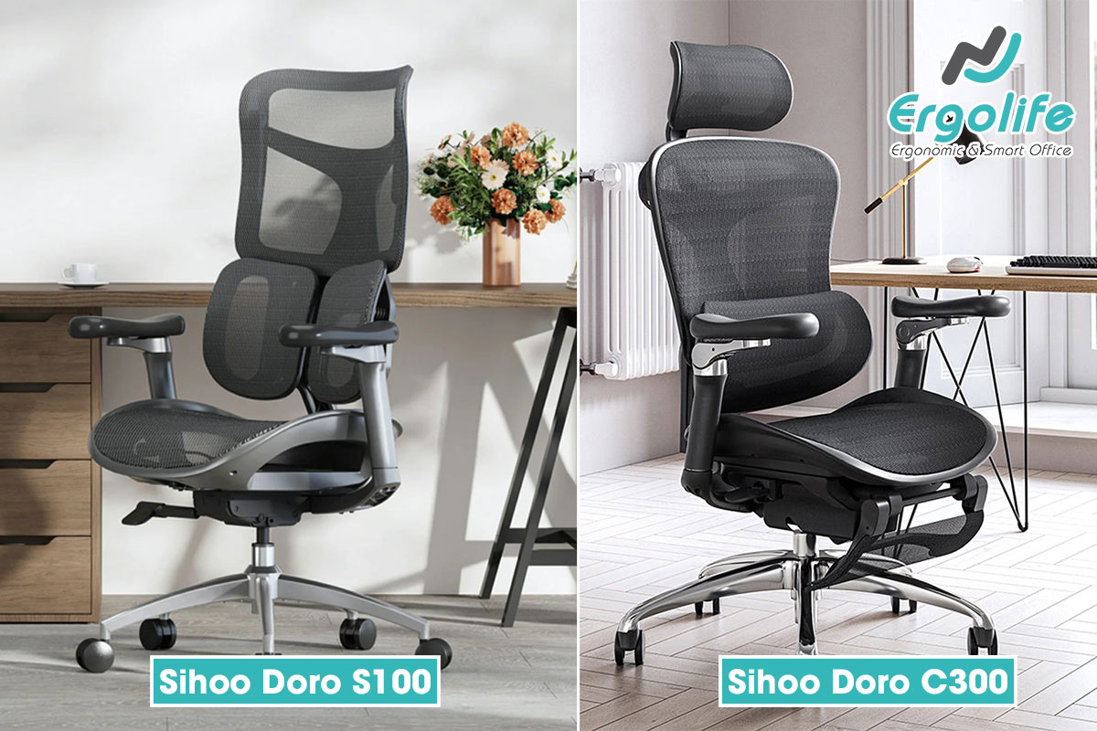 Sihoo Doro S100 vs. Sihoo Doro C300, 2 đối thủ cân tài cân sức nhà Sihoo